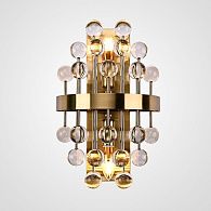 Бра RUFINA A 24*24*40 см, 2*E14*40W, ImperiumLoft rufina01, Латунь