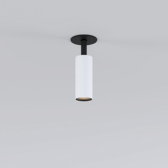 Встраиваемый LED светильник Diffe 25039/LED 8W 4200K белый/черный Elektrostandard, вр 4,7 см