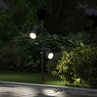 Светильник садово-парковый Landscape/2 (041 FL LED) черный Elektrostandard