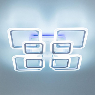 Люстра потолочная Citilux Марсель Смарт CL232A180E, 95W LED, 3000-5500K, белый