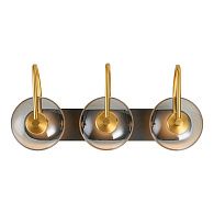 Бра 35 см, 12W, 3000K, Lussole LSP-4015, черный-бронза