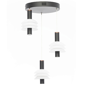 Светильник подвесной 35*185 см LED*16 W, 4000 К Citilux Майя Черный CL202031