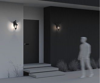 Уличный настенный светильник Maytoni Goiri O029WL-01BZ, коричневый-бронза