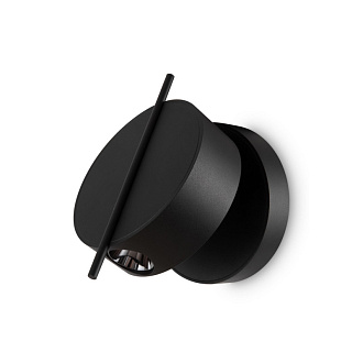 Бра 6,65*10*10*14 см, LED*4W, 3000 К, Nuance MOD180WL-L4B3K Maytoni, Черный и Латунь