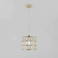 Светильник подвесной SAPFIR SPFD-8611 ЗОЛОТО/GOLD D240/H1000/1/Е27/10W без ламп CRYSTALS.OTB