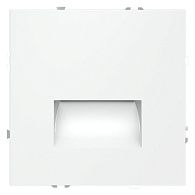 Подсветка светодиодная встраиваемая Voltum S70, белый матовый пластик Soft touch VLS070602