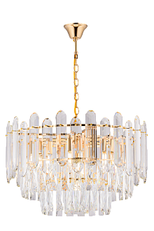 Люстра 520*340, 7*E27, 60W Sfera Sveta Хрусталь (Эконом) 2129/7 FGD, Золото