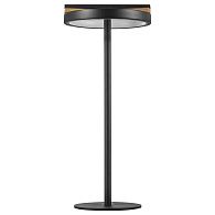 Настольная лампа 20 см, 9W 3000K Lightstar Lodi 723927 Дерево; Черный