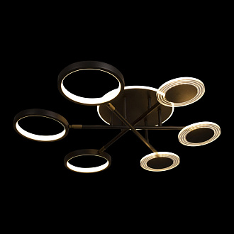 Светильник 73 см, 7*LED*49W, 3000К Loft It 10164S Black Megan, Черный