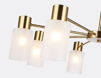 Подвесной светильник 72*72*38,5- см, 8*E14*40W, K, Ambrella Light Traditional TR9584, латунь