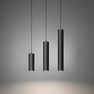 Подвесной светильник LED 7W, 4000 К, 133*6*6 см, черный, Elektrostandard Base 50247 LED