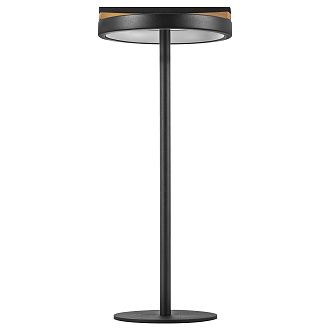 Настольная лампа 20 см, 9W 3000K Lightstar Lodi 723927 Дерево; Черный