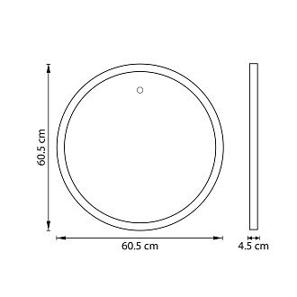 Бра 60,5*5 см, 50W 3000-6000K Lightstar Emisfero Emisfero 737637 Черный