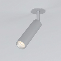 Встраиваемый LED светильник Diffe 25040/LED 8W 4200K серебро Elektrostandard, вр 4,7 см
