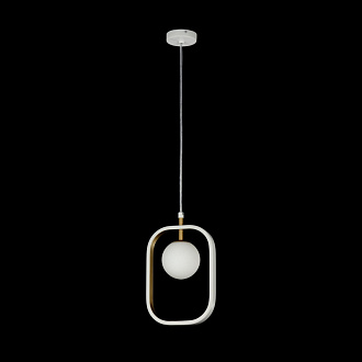 Подвесной светильник Maytoni Avola MOD431-PL-01-WG белый/золото
