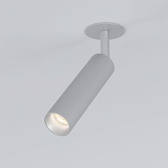 Встраиваемый LED светильник Diffe 25040/LED 8W 4200K серебро Elektrostandard, вр 4,7 см