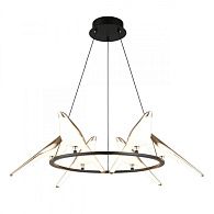 Подвесная люстра 65*50-200 см 60W, 3000K, Aployt Astor APL.822.03.60, черный