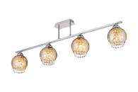 Люстра L930 x W120 x H280, мм, 4*40W (160W), CHROME (Хром) Sfera Sveta 85694/4C CHROME