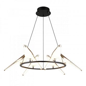 Подвесная люстра 65*50-200 см 60W, 3000K, Aployt Astor APL.822.03.60, черный