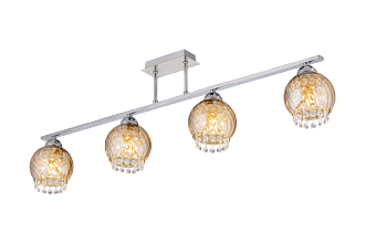 Люстра L930 x W120 x H280, мм, 4*40W (160W), CHROME (Хром) Sfera Sveta 85694/4C CHROME