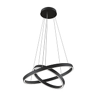Подвесная люстра 60*60*134 см, LED, 57W, 3000К-4000К, Maytoni Rim MOD058PL-L55BK черный