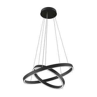 Подвесная люстра 60*60*134 см, LED, 57W, 3000К-4000К, Maytoni Rim MOD058PL-L55BK черный