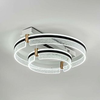Потолочный светильник *50*20- см, *LED*107W, 3000-6000K, MODELIGHT  MDL.1057.530CL WH, Черный, Золото, Белый