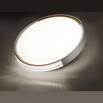 Светильник 49 см, 76W, 3000-6000K, Sonex 7612/ELN, белый-золотистый