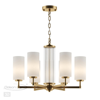 Светильник 64 см, Odeon Light HALL KASALI 4990/6, матовое золото