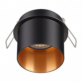 Встраиваемый светильник Novotech Butt 370431 черный, вр 6,3 см