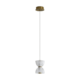 Светильник 15 см, 9W, 3000K, Freya Koil FR6136PL-L6BT, латунь
