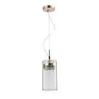 Светильник подвесной 14*28 см, 1 LED*6W, 4000 К, Arte Lamp Idillio A2306SP-6GO, Золото