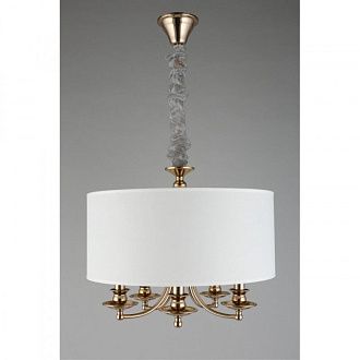 Подвесная люстра 50*65-140 см, 5*E14, 40W, Aployt Berze APL.721.06.05, золотой