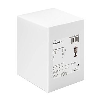 Ландшафтный светильник 14*14*-33 см, 1*E27*40W, Voltega Бен / Ben VGL7209FL-01BR, Бронза