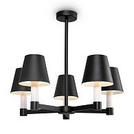 Люстра потолочная Maytoni Tet-a-tet MOD104PL-05B, диаметр 57 см, черный