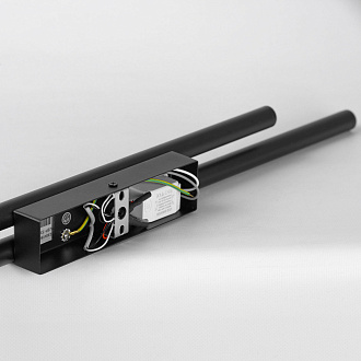 Бра настенное 5*70-70 см, 1*LED, 8W, 3000K, Lussole Bridgeport LSP-7359, черный