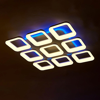 Светодиодный светильник 86 см, 160W с Алисой Citilux Паркер Смарт CL225A290E RGB, 3000-5500K, белый