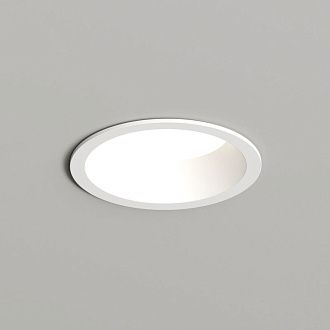 Влагозащищенный светильник 8,2*8,2*4,5- см, 1*GU5.3*15W, Denkirs Deep DK3103-WH, белый пластик, вр 7,5 см