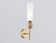 Бра с мрамором 11*10*40- см, 1*E14*40W, K, Ambrella Light High Light LH53254, латунь