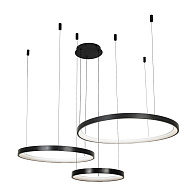 Подвесной светильник 110*80*150 см, LED 110W, 3000 / 6000K, Черный LED4U L8806-800-580-380