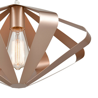Подвесной светильник  38*152 см, 1*E27 розовое золото Vele Luce Ophir VL5324P11