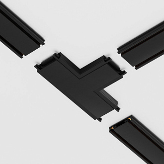 Комплектующие для накладной трековой системы Maytoni Technical Magnetic track system Radity TRA084CT-11B черный