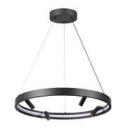 Светильник светодиодный диаметр 60 см, 58W LED, 3000-4000-6000K, Odeon Light HIGHTECH 4317/58L, черный