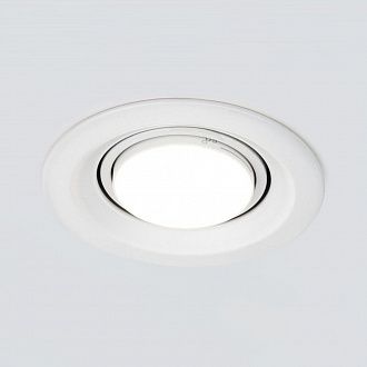 Встраиваемый LED светильник с регулировкой угла освещения 9919 LED 10W 4200K белый Elektrostandard, вр 6,7 см