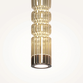 Подвесной светильник 8*8*384 см, LED, 12W, 3000К, Maytoni Ordo MOD272PL-L12BS3K черный