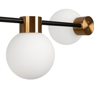 Светильник 84 см, Freya FR5232PL-04B, черный-латунь