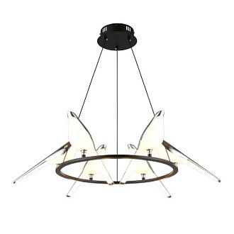 Детская люстра 65*60-300 см, 1*LED, 60W, 3000K, Aployt Astor APL.822.13.60, хром