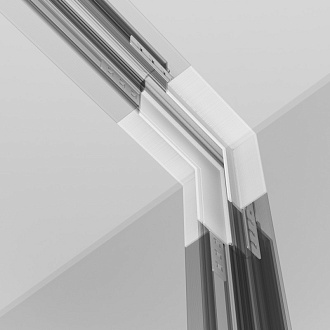 Коннектор угловой внутренний Exility встраиваемый белый 10*10*6,2 см, LED*W TRA034CL-42W Maytoni, Белый