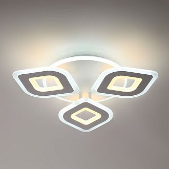 Светильник потолочный с ПДУ LED 49 см, 62W, 3000-6000K, Lumion 8255/62CL, белый
