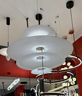 Светильник 68 см, 9W, 4000K, 720Lm, 2-3 м2 Kink Light 08403-50+68+50,19(01), черный